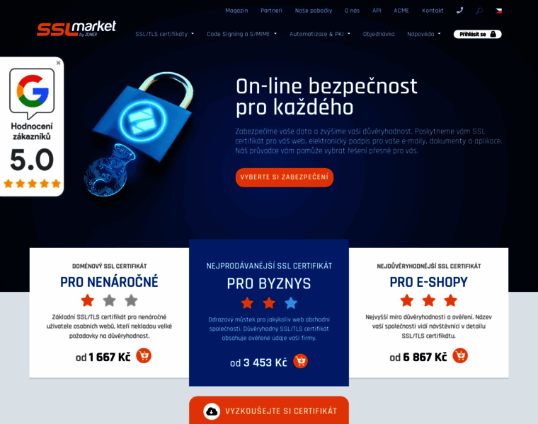 Sslmarket.cz thumbnail Sslmarket.cz thumbnail