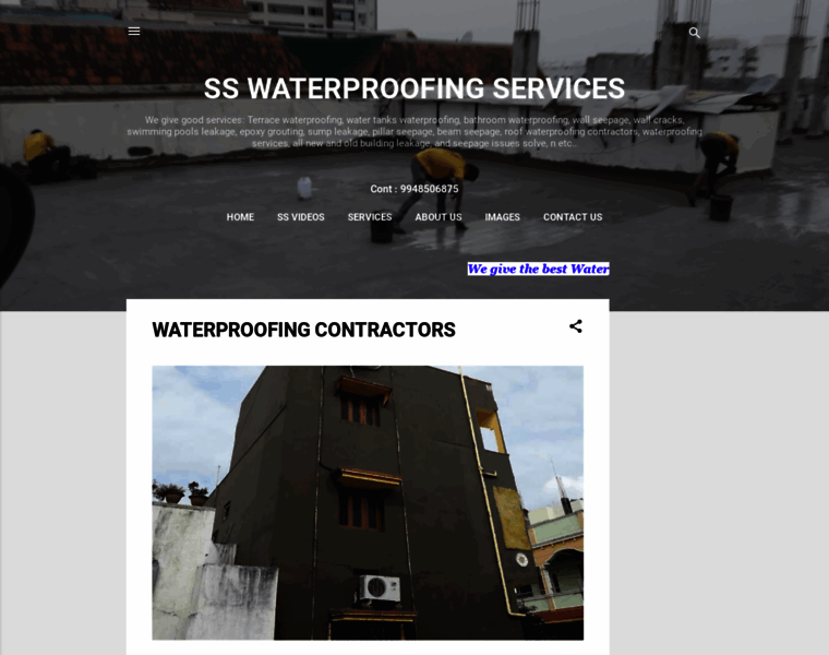 Sswaterproofing.in thumbnail