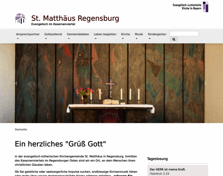St-matthaeus-regensburg.de thumbnail