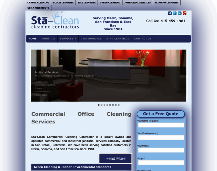 Sta-clean.com thumbnail