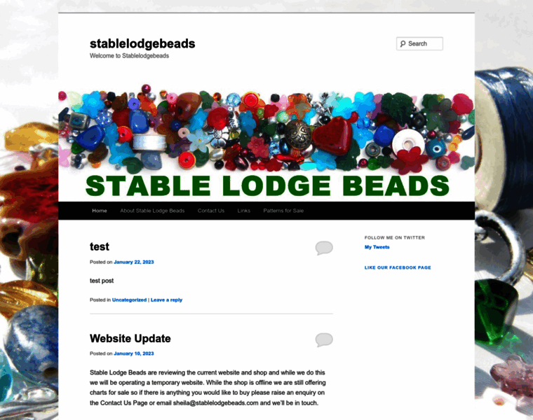 Stablelodgebeads.com thumbnail
