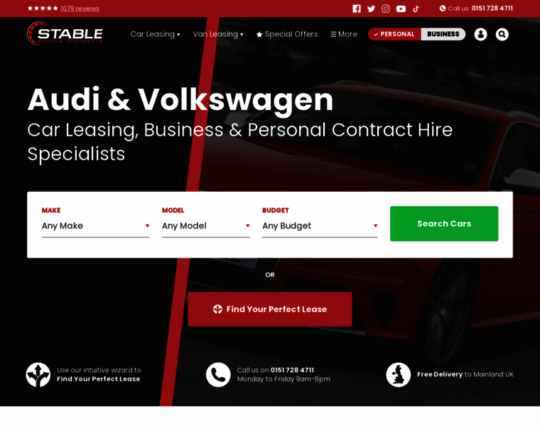 Stablevehiclecontracts.co.uk thumbnail