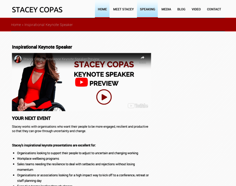 Staceycopas.com thumbnail