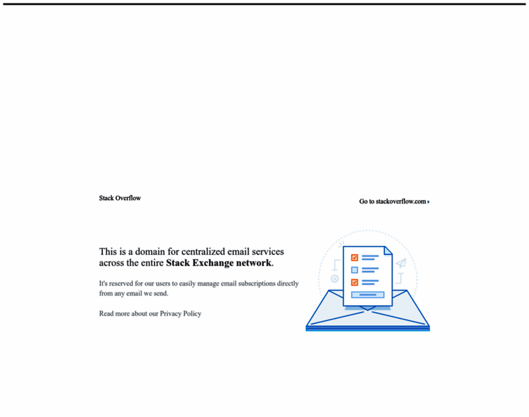 Stackoverflow.email thumbnail Stackoverflow.email thumbnail