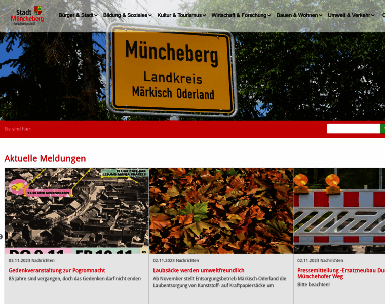 Stadt-muencheberg.de thumbnail