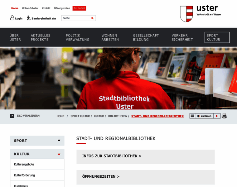 Stadtbibliothek-uster.ch thumbnail