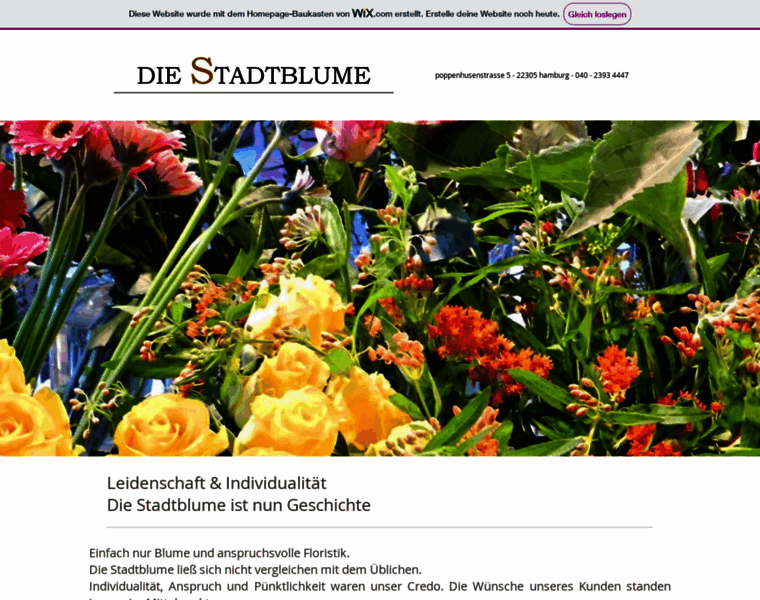 Stadtblume.com thumbnail