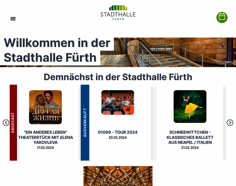 Stadthalle-fuerth.de thumbnail