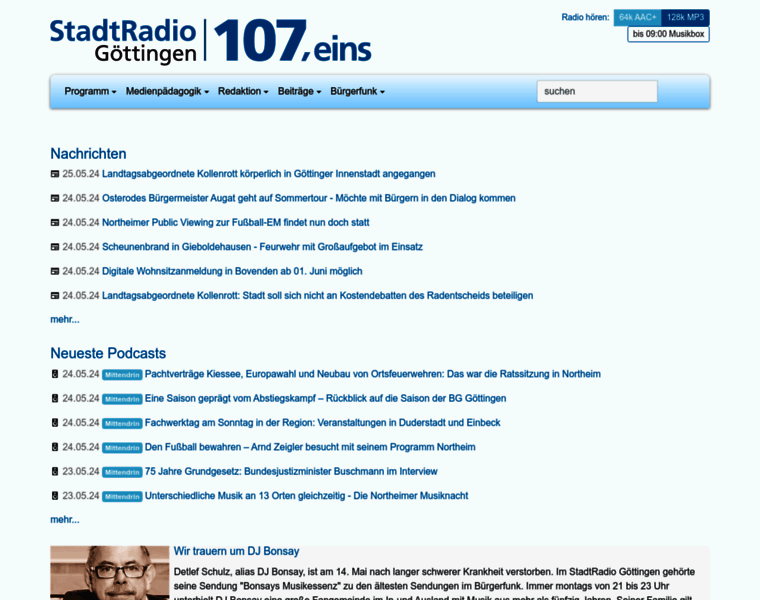 Stadtradio-goettingen.de thumbnail