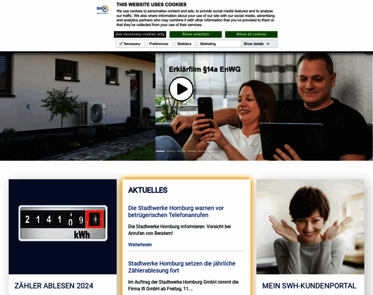 Stadtwerke-homburg.de thumbnail