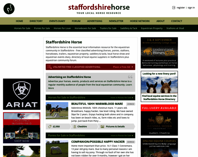Staffordshirehorse.co.uk thumbnail