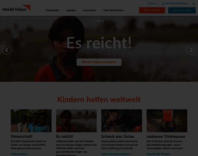 Stage.worldvision.de thumbnail