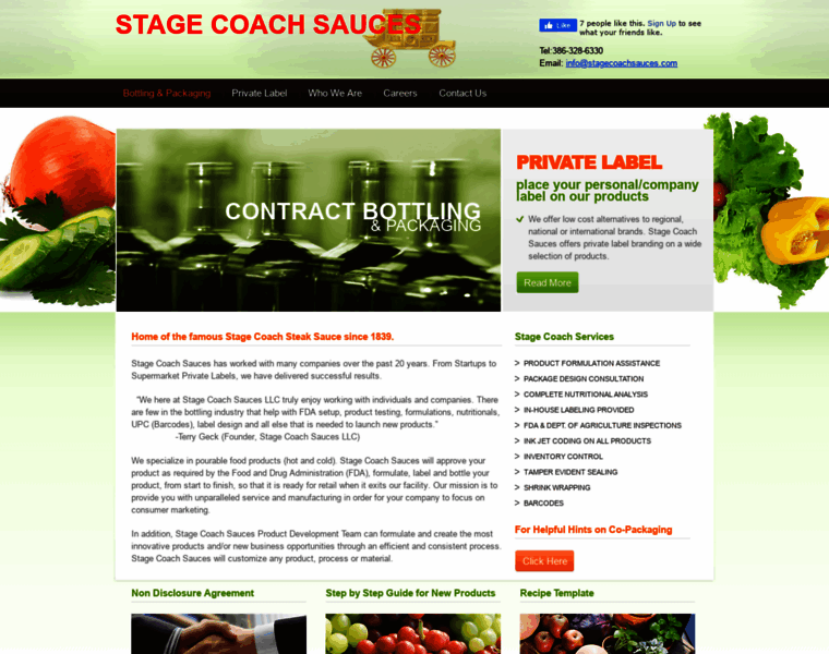 Stagecoachsauces.com thumbnail