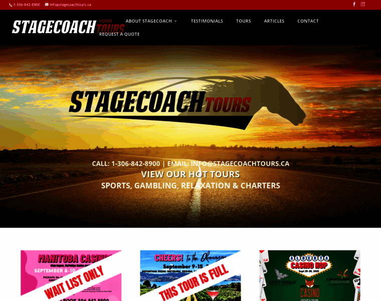 Stagecoachtours.ca thumbnail