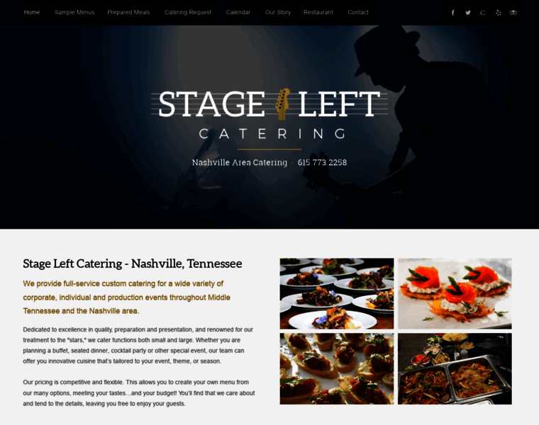 Stageleftcatering.com thumbnail