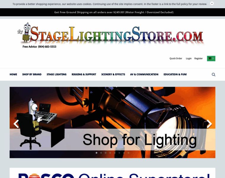 Stagelightingstore.com thumbnail