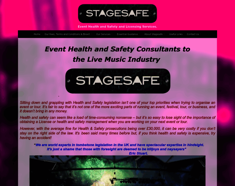 Stagesafe.co.uk thumbnail