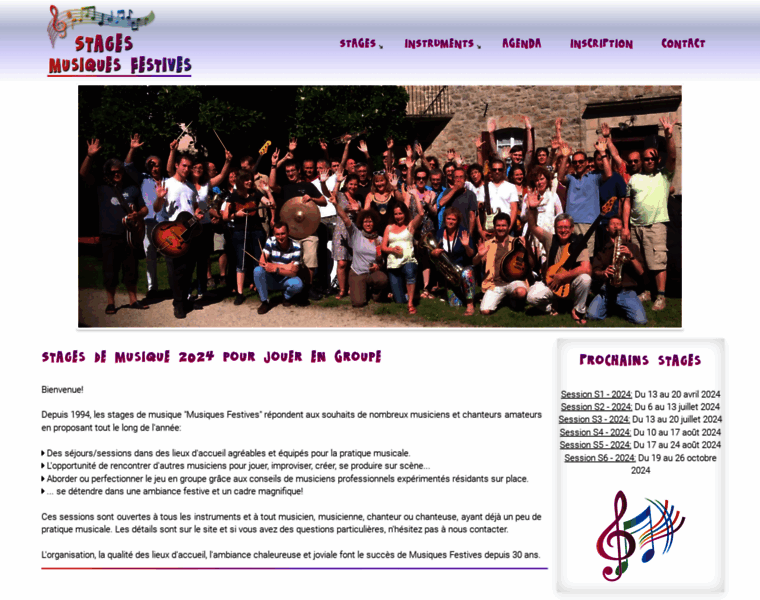 Stagesmusiquesfestives.net thumbnail