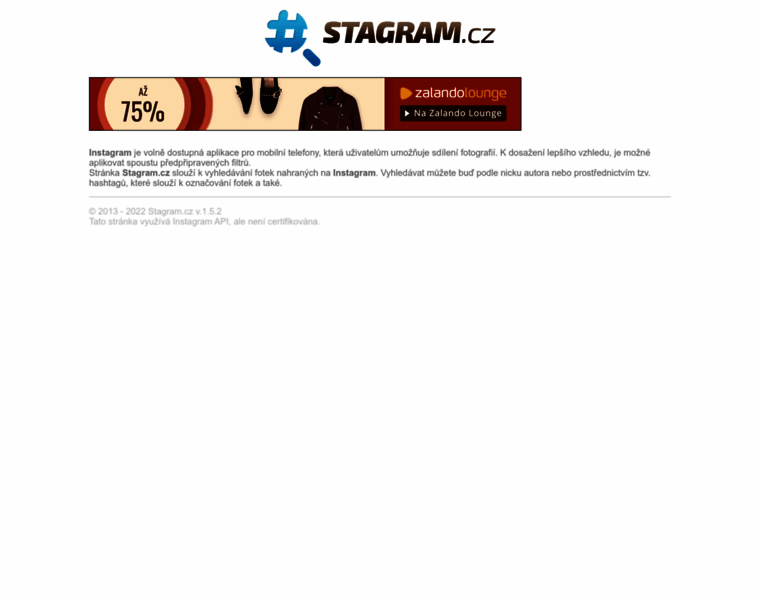 Stagram.cz thumbnail