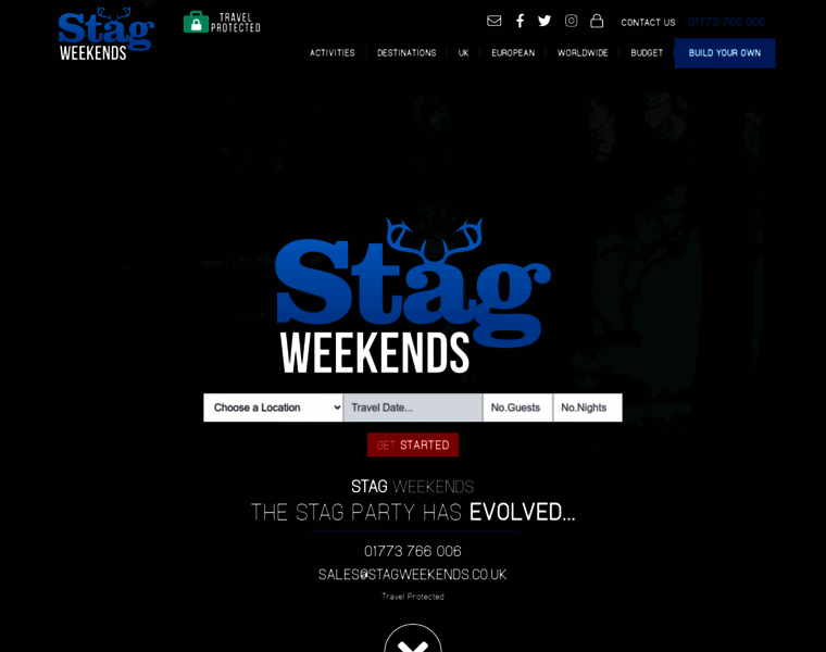 Stagweekends.co.uk thumbnail
