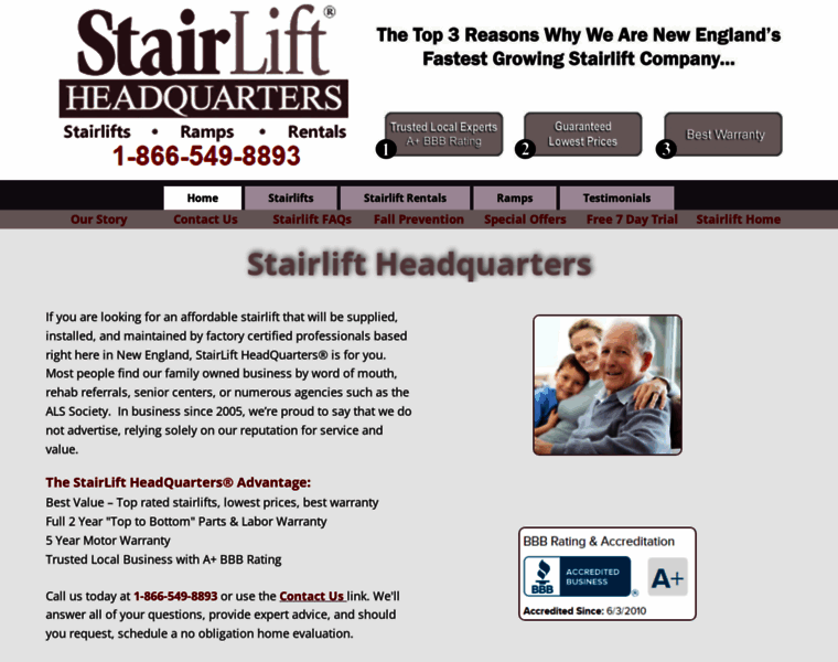 Stairliftheadquarters.com thumbnail
