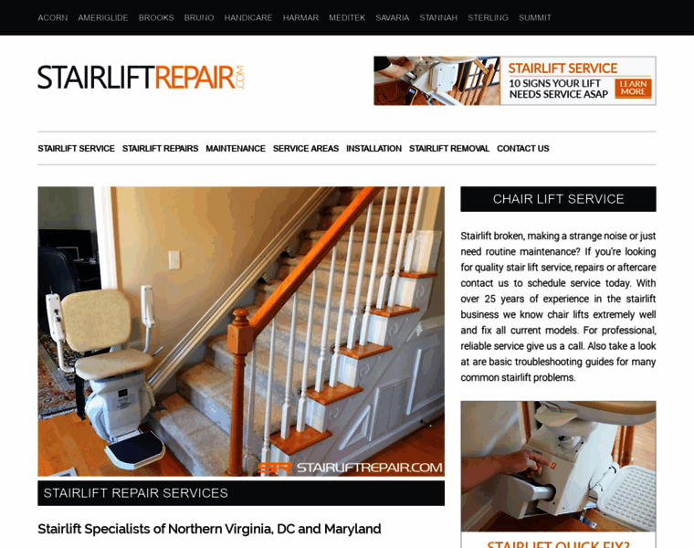 Stairliftrepair.com thumbnail
