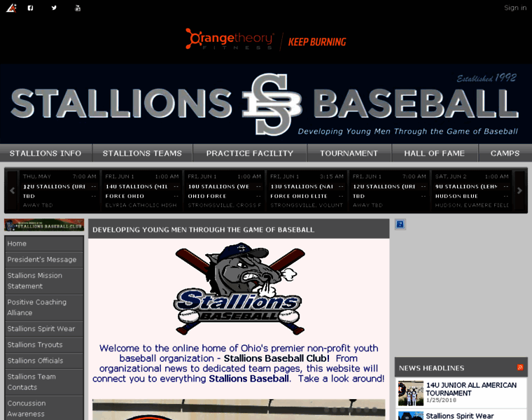 Stallionsbaseballclub.com thumbnail
