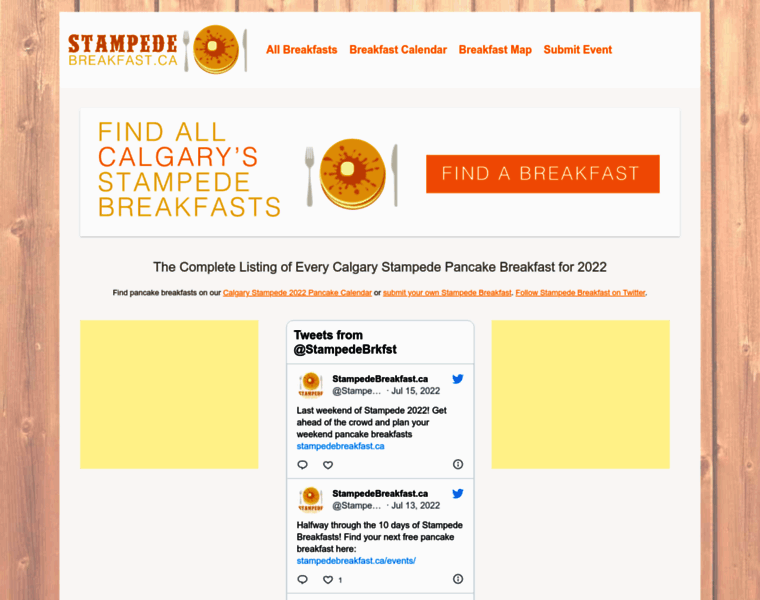 Stampedebreakfast.ca thumbnail