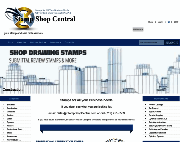 Stampshopcentral.com thumbnail