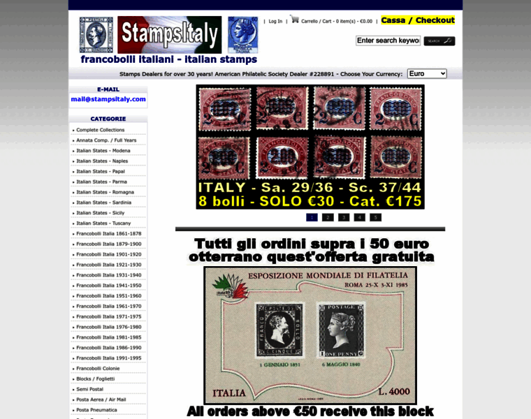 Stampsitaly.com thumbnail