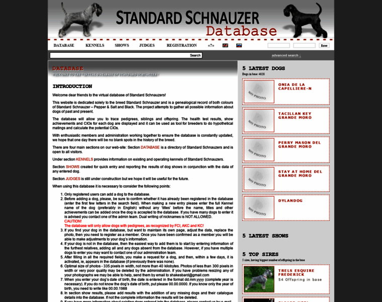 Standard-schnauzer.info thumbnail
