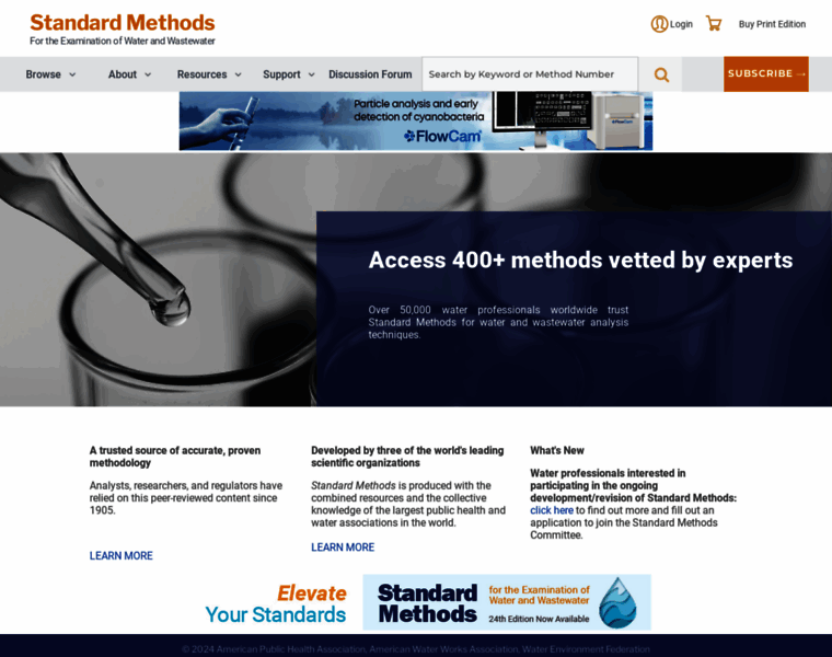 Standardmethods.org thumbnail