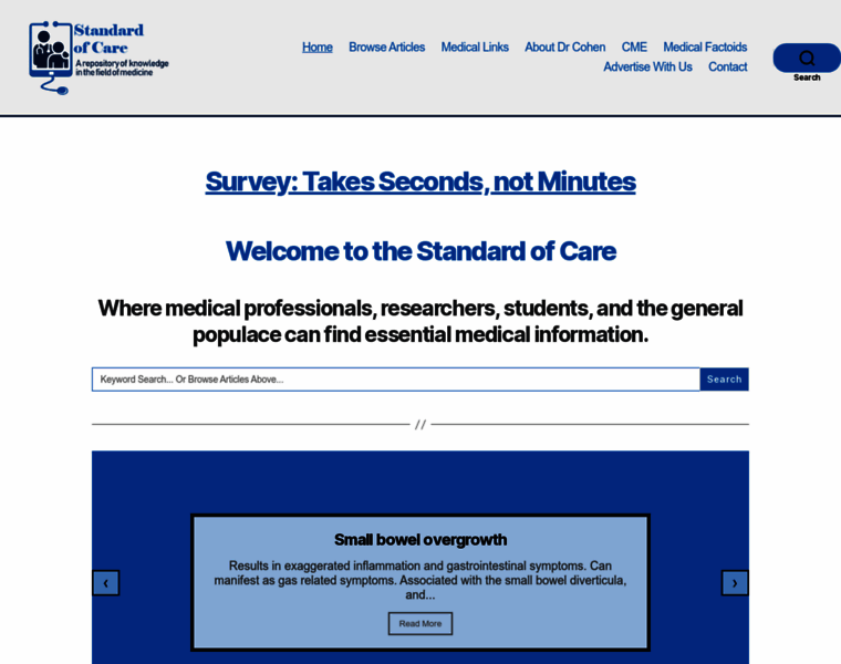 Standardofcare.com thumbnail