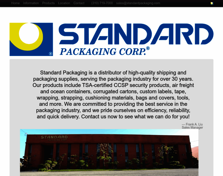 Standardpackaging.com thumbnail