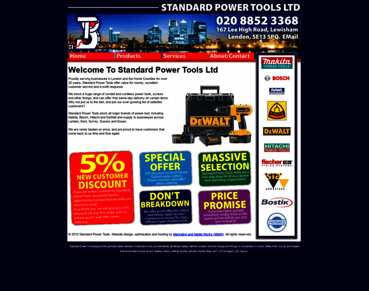 Standardpowertools.co.uk thumbnail