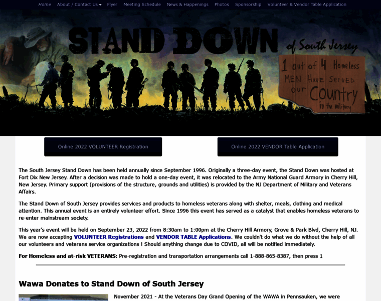 Standdownsouthjersey.org thumbnail
