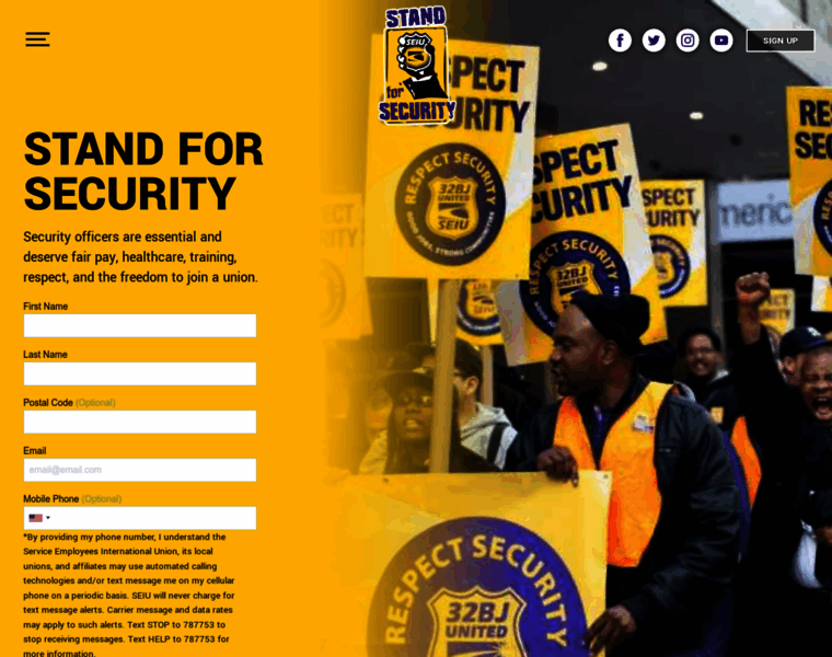 Standforsecurity.org thumbnail