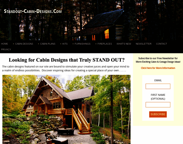 Standout-cabin-designs.com thumbnail