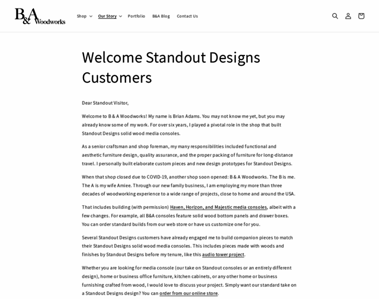 Standoutdesigns.com thumbnail