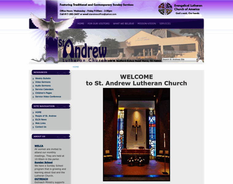 Standrewministries.org thumbnail