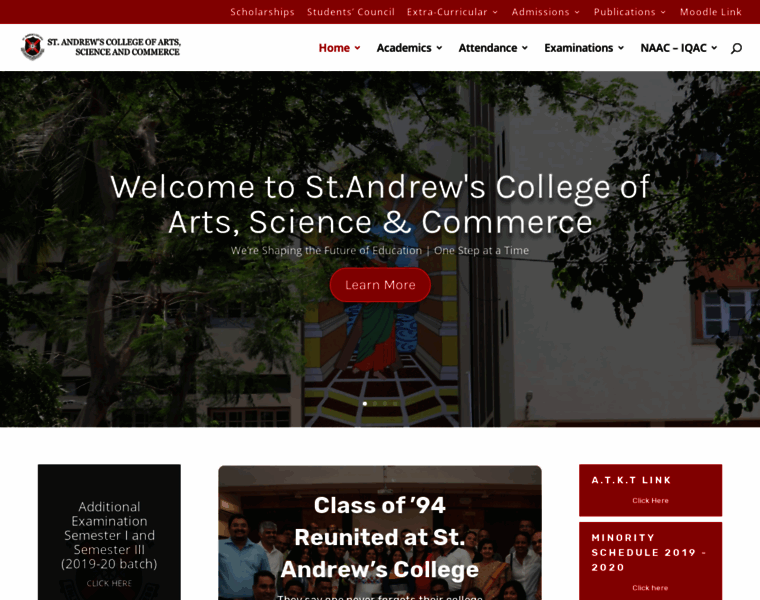 Standrewscollege.ac.in thumbnail