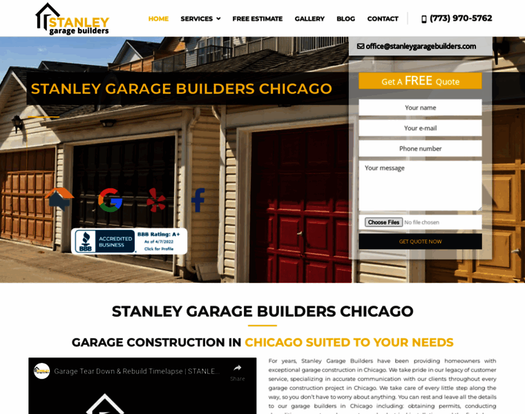 Stanleygaragebuilders.com thumbnail