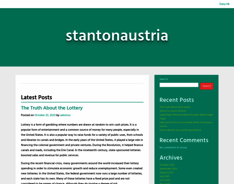 Stantonaustria.com thumbnail