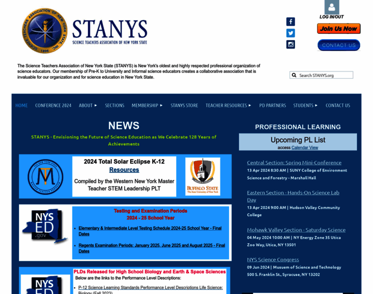 Stanys.org thumbnail