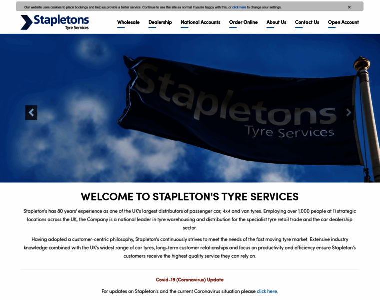 Stapletons-tyres.co.uk thumbnail