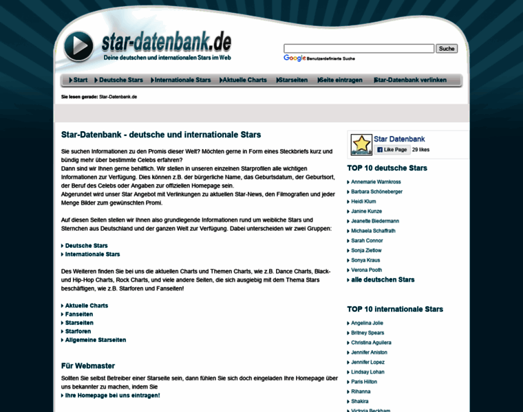 Star-datenbank.de thumbnail