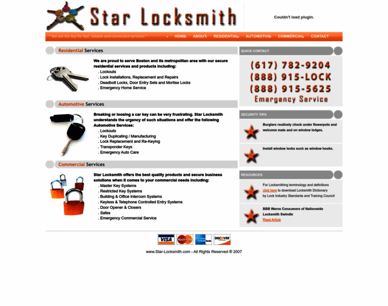 Star-locksmith.com thumbnail