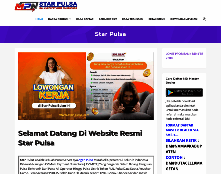 Star-pulsa.com thumbnail