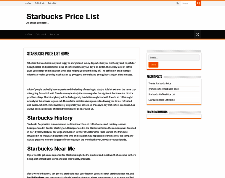 Starbuckspricelist.com thumbnail Starbuckspricelist.com thumbnail