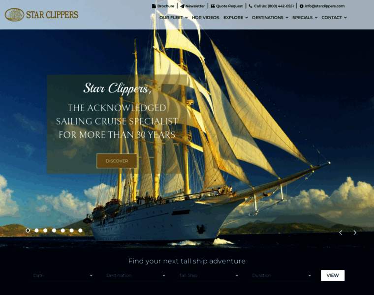 Starclippers.com thumbnail